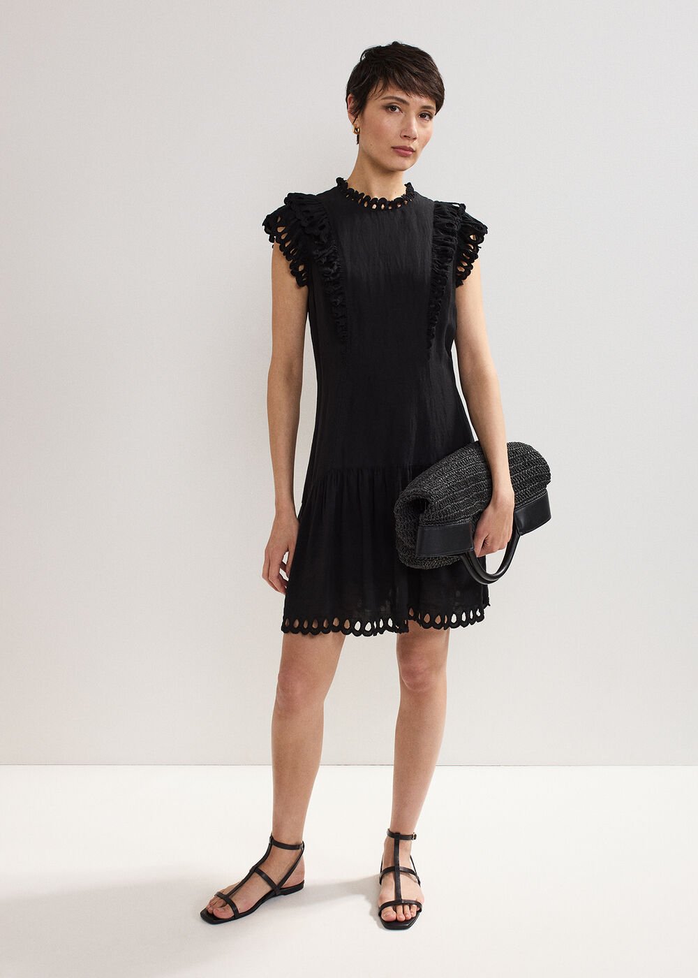 Reena Mini Dress - Black