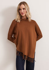 Athena Tassel Knit - Brown