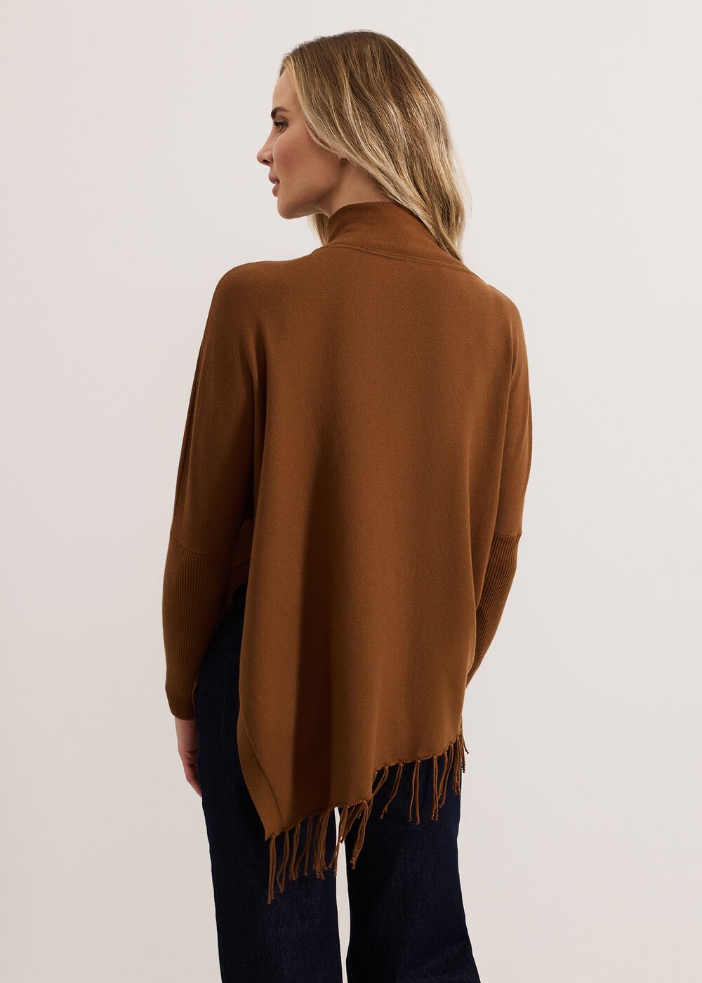 Athena Tassel Knit - Brown