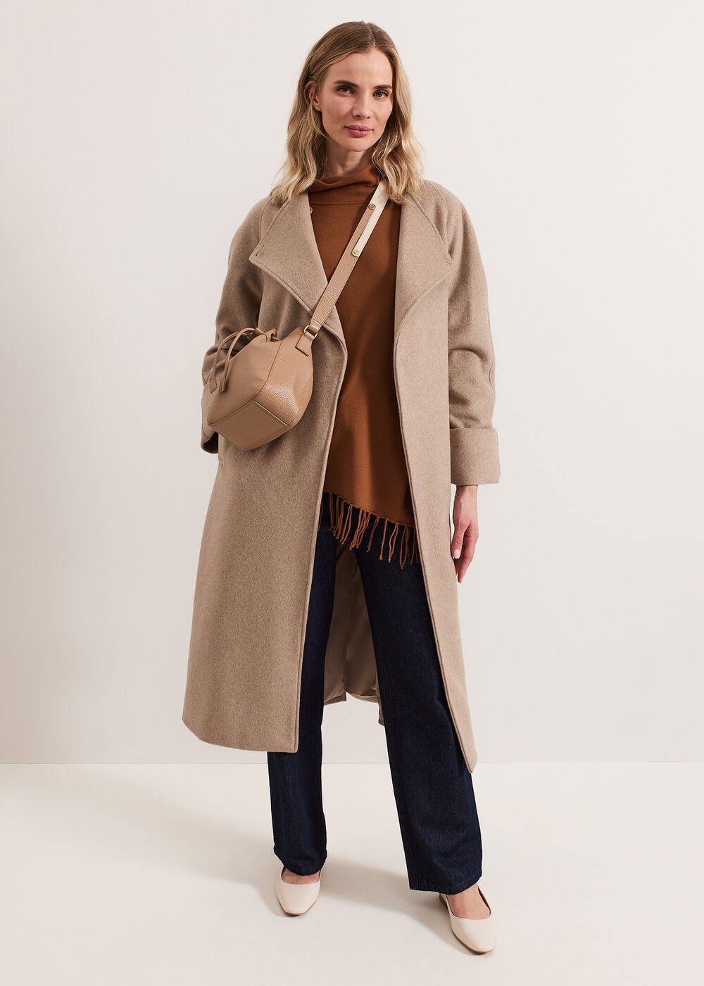Athena Tassel Knit - Brown