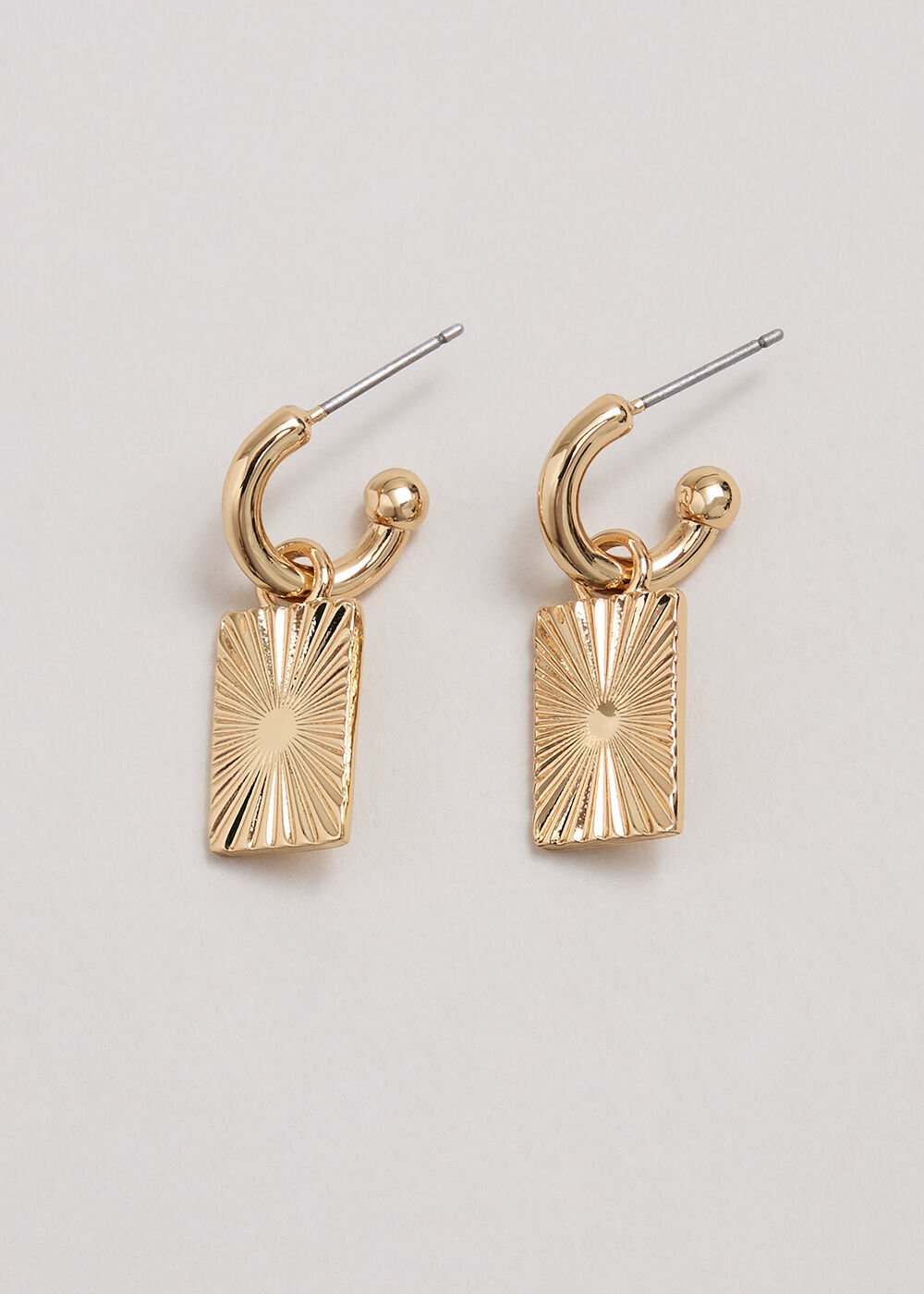 Mini Hoop Earrings - Gold