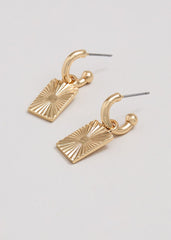 Mini Hoop Earrings - Gold