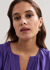 Mini Hoop Earrings - Gold