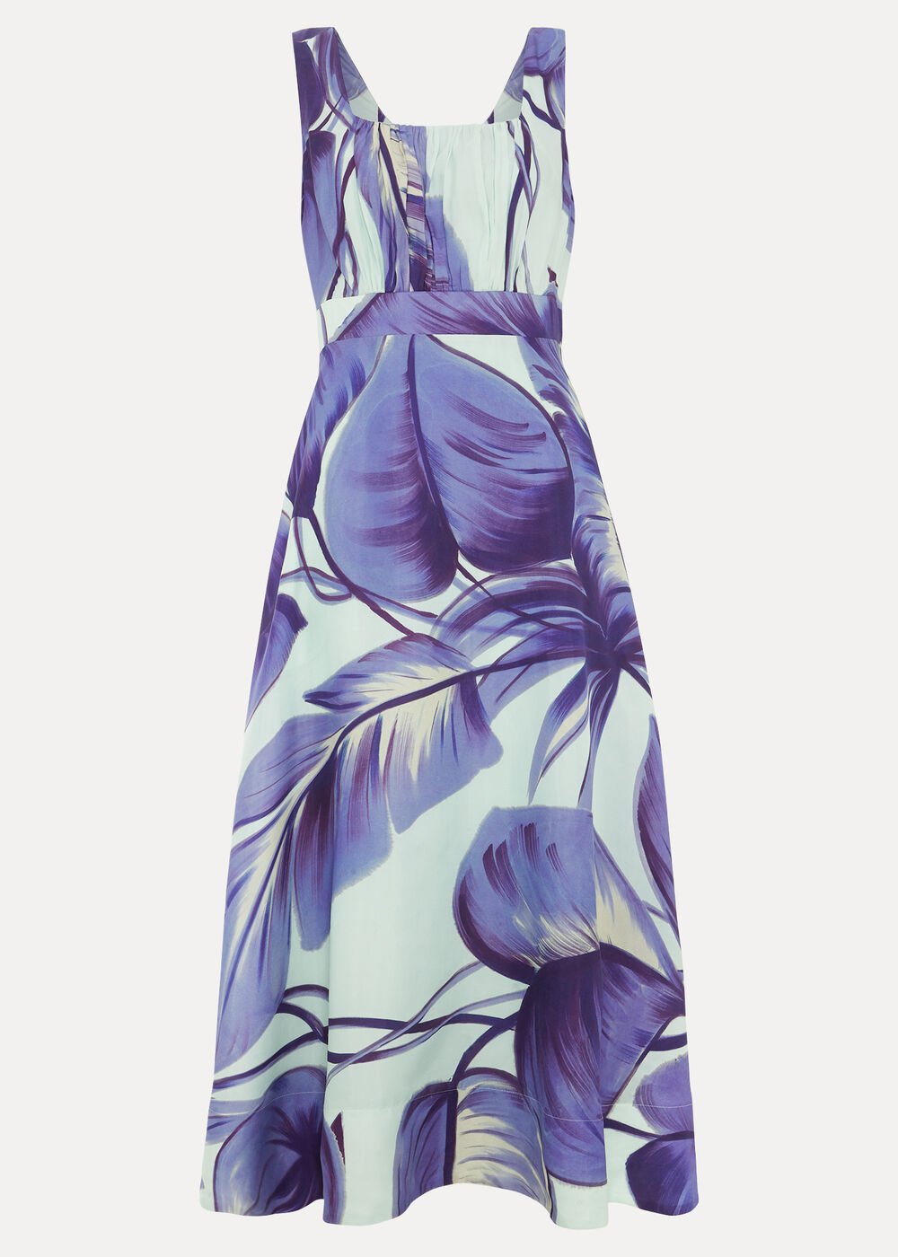 Linda Midi Dress - Blue