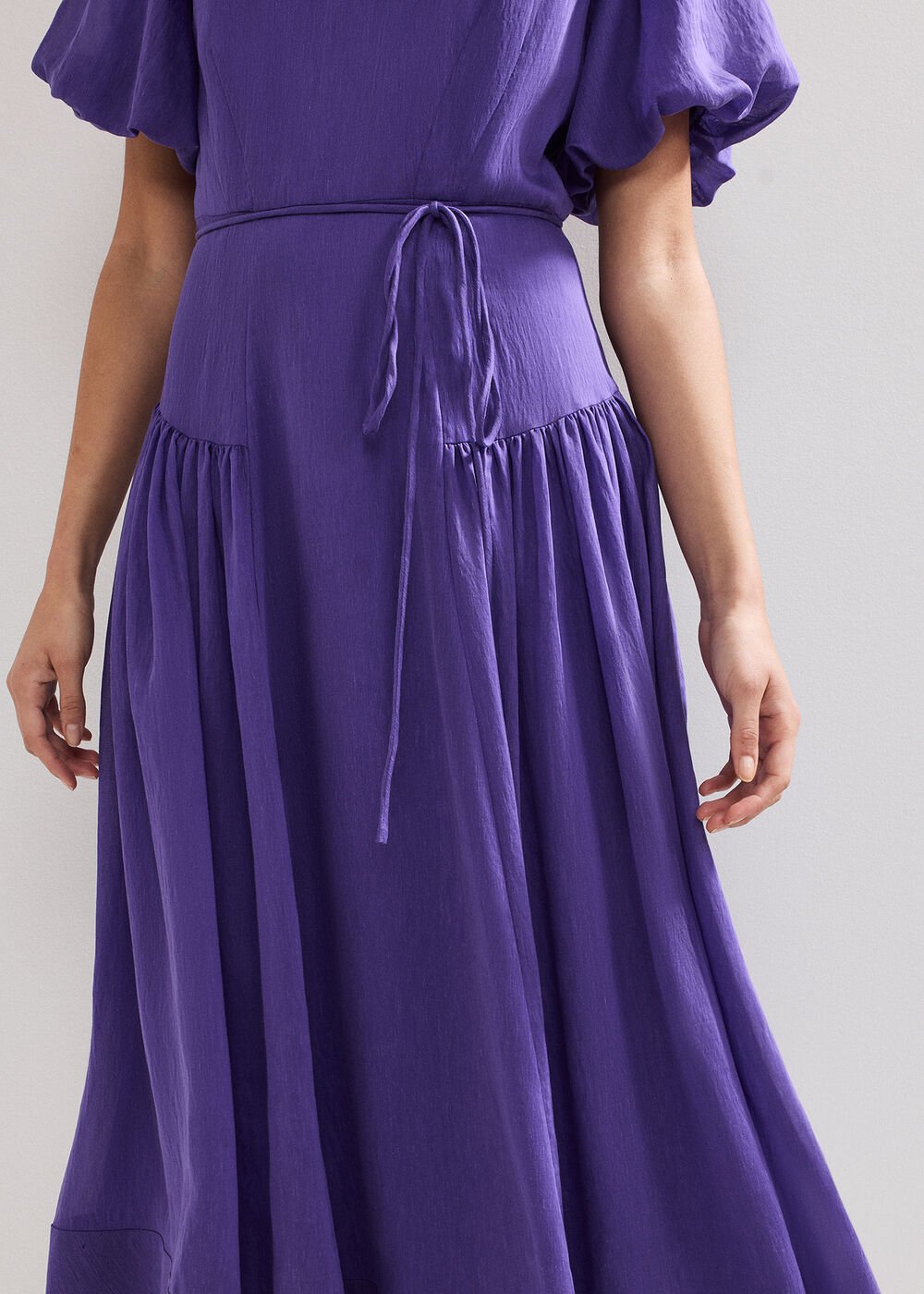 Kailey Midi Dress - Purple