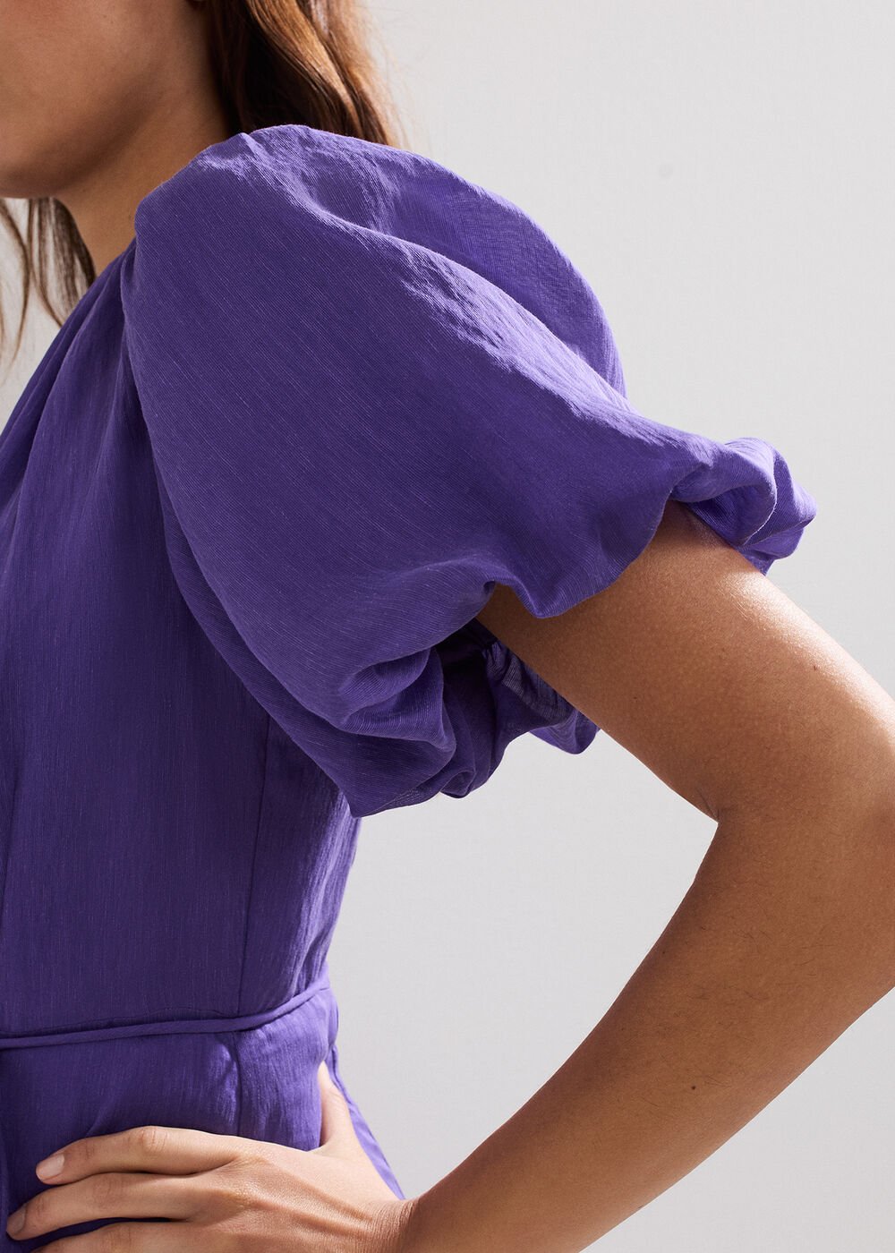 Kailey Midi Dress - Purple