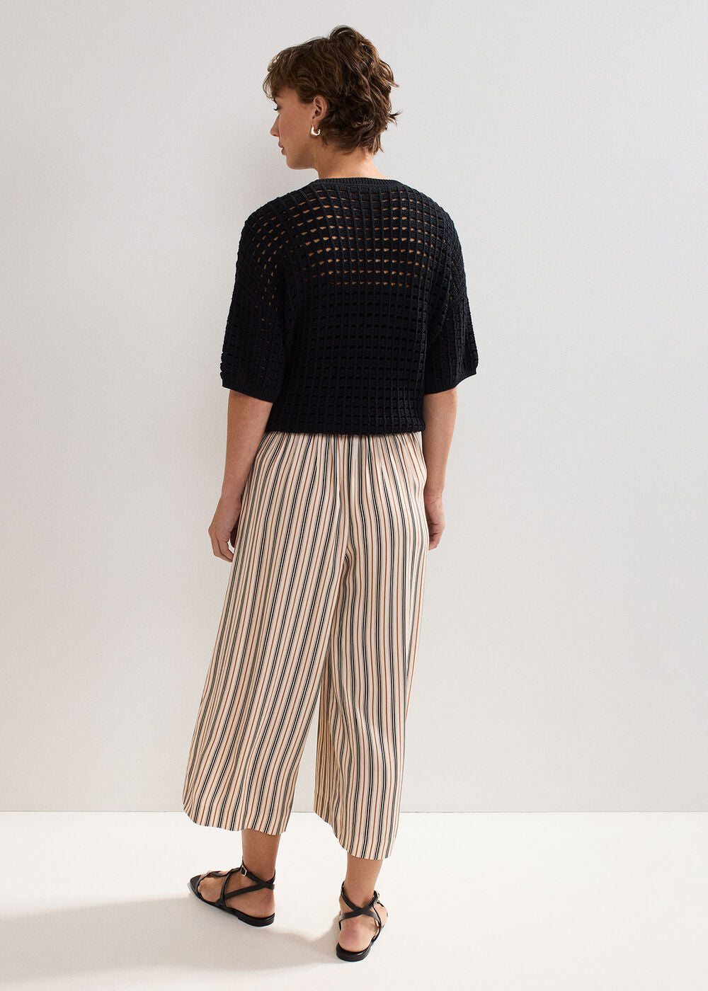 Malaya Culotte - Black/Ivory
