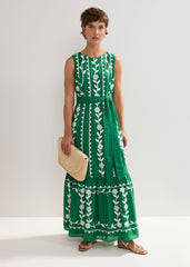 Ida Floral Dress - Green