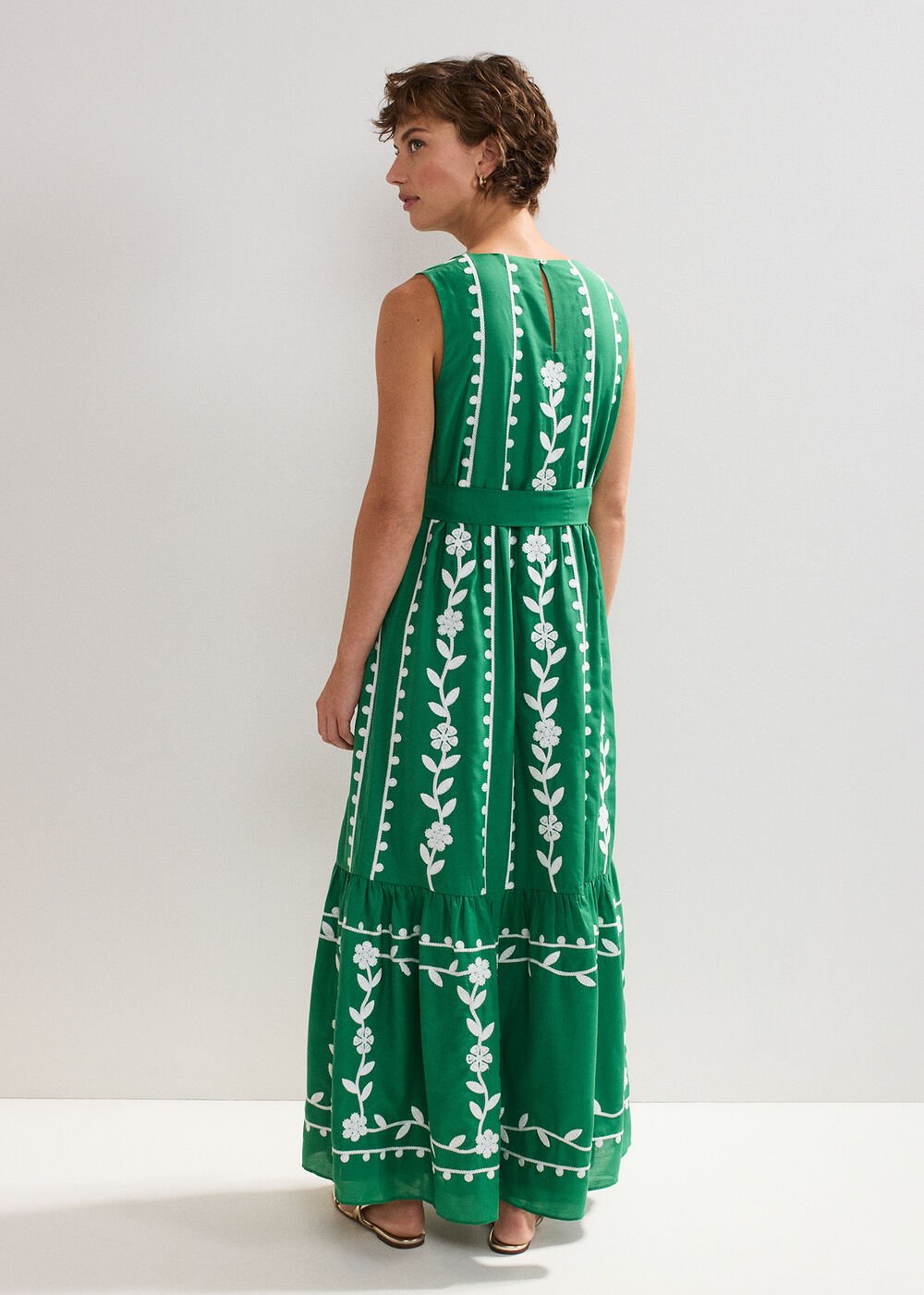 Ida Floral Dress - Green