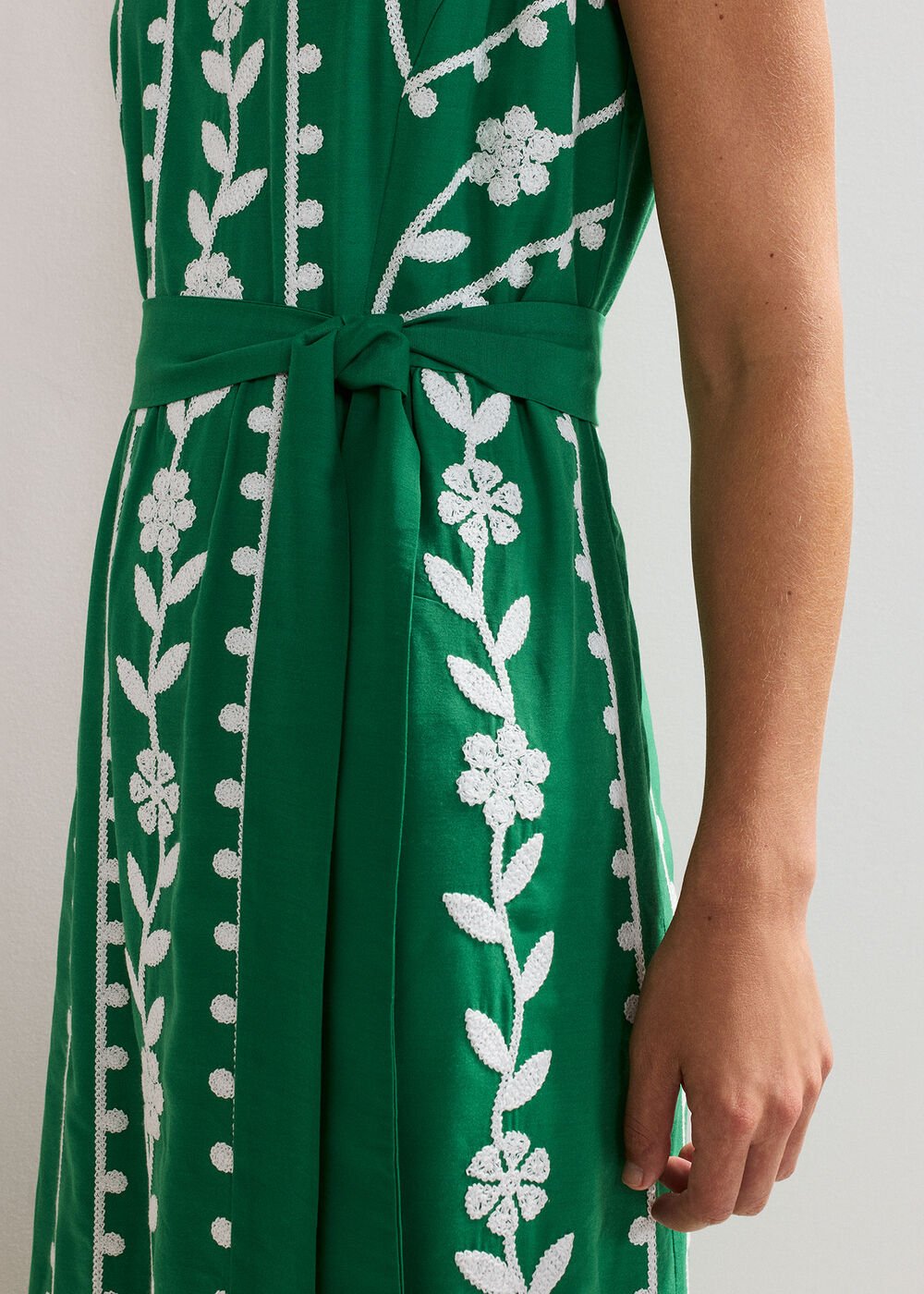 Ida Floral Dress - Green