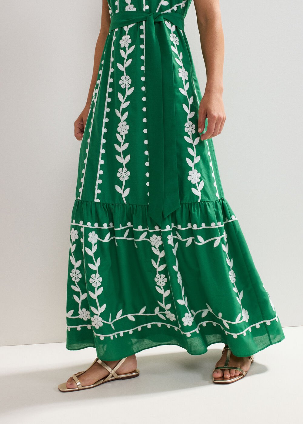Ida Floral Dress - Green