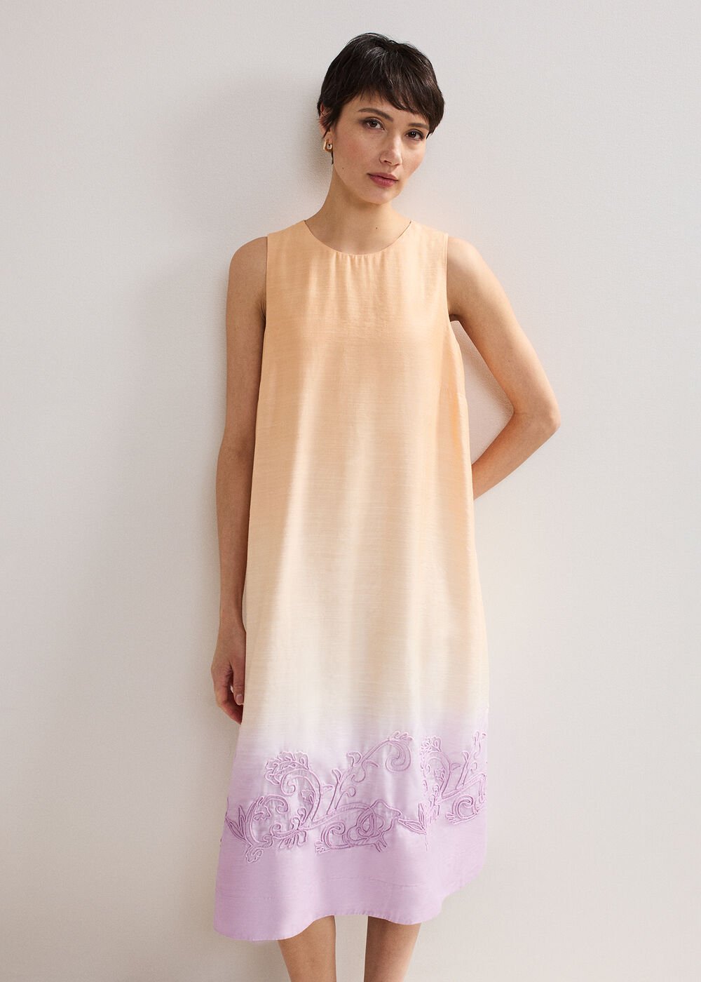 Elida Ombre Dress - Orange