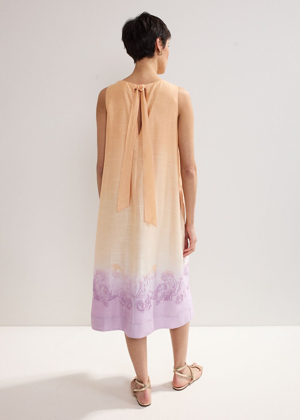Elida Ombre Dress - Orange