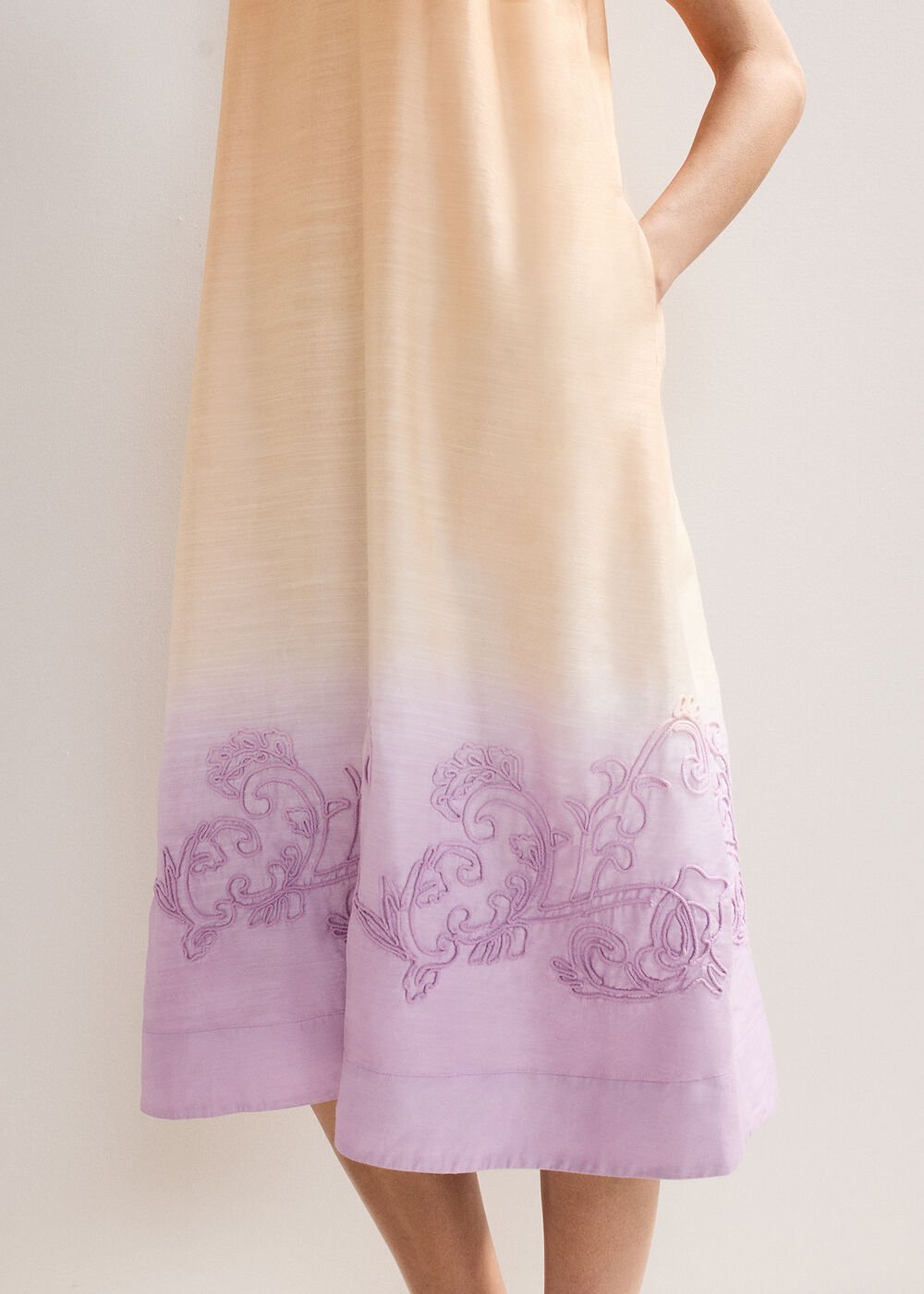 Elida Ombre Dress - Orange