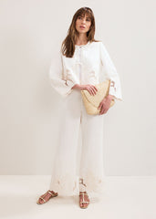 Svea Broderie Jacket - Ivory
