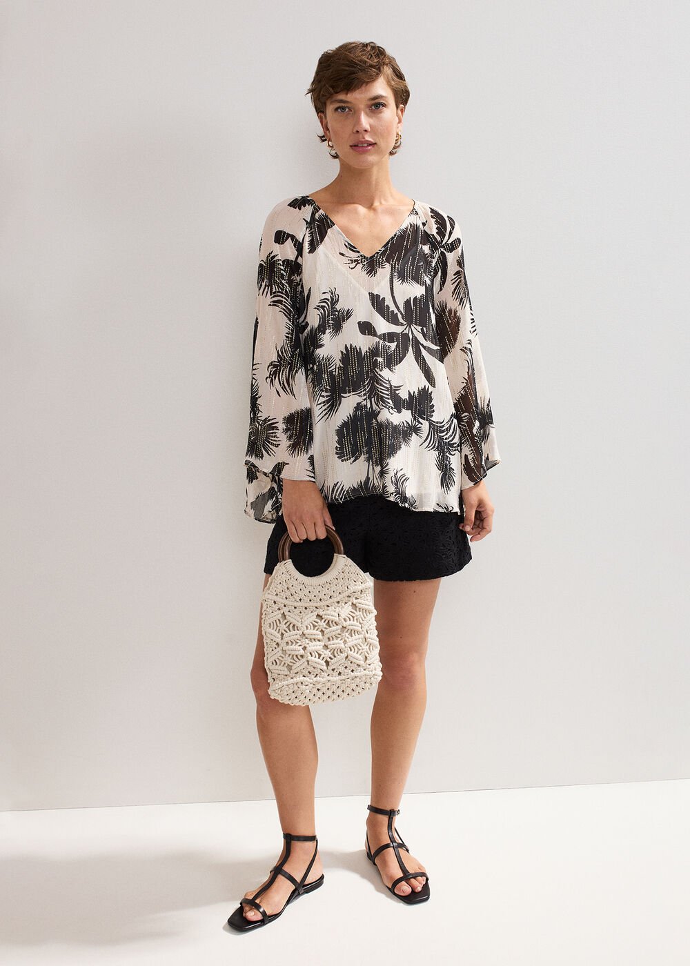 Simi Filcoupe Blouse - Black