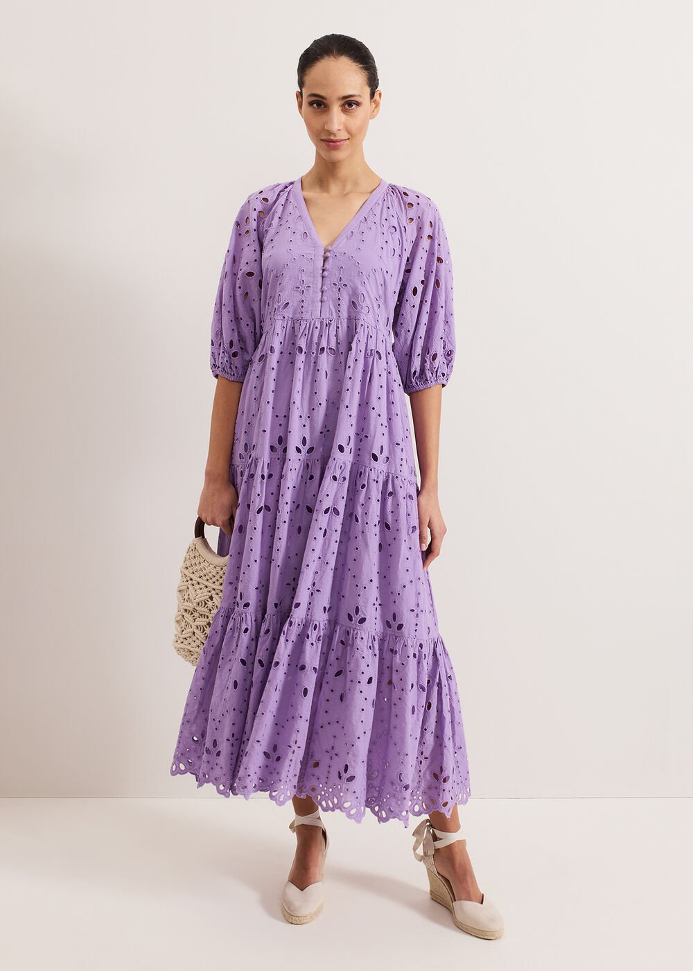 Lorhna Midaxi Dress - Lilac