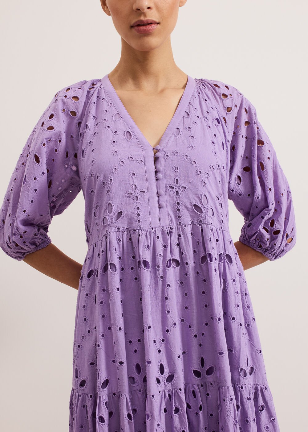 Lorhna Midaxi Dress - Lilac