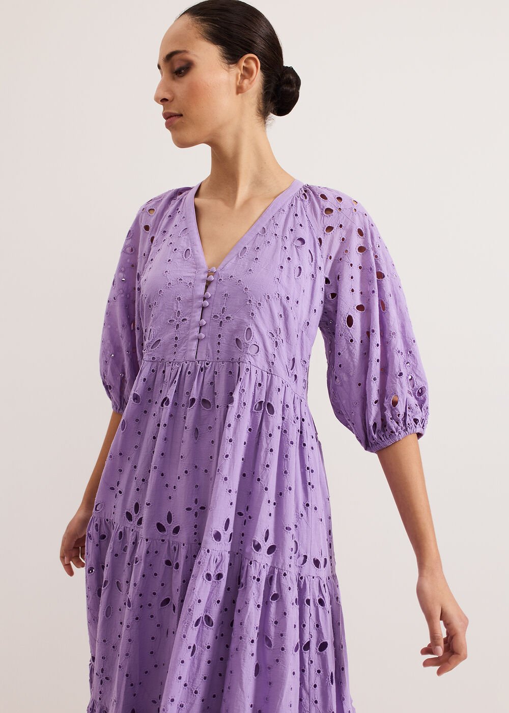 Lorhna Midaxi Dress - Lilac