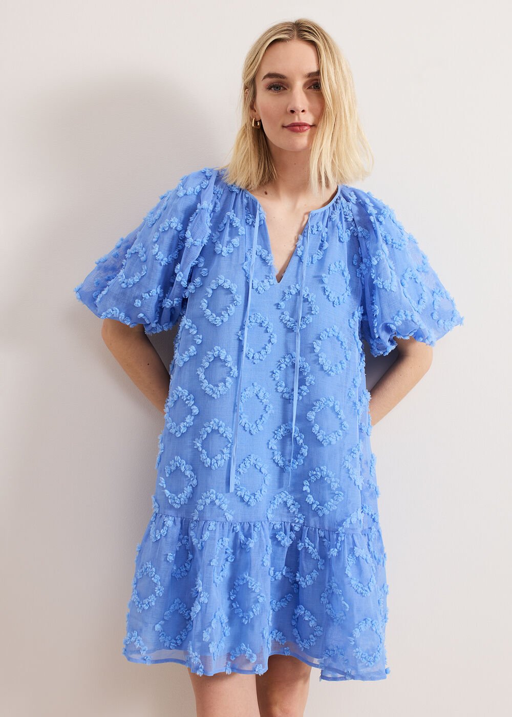 Bella Mini Dress - Blue