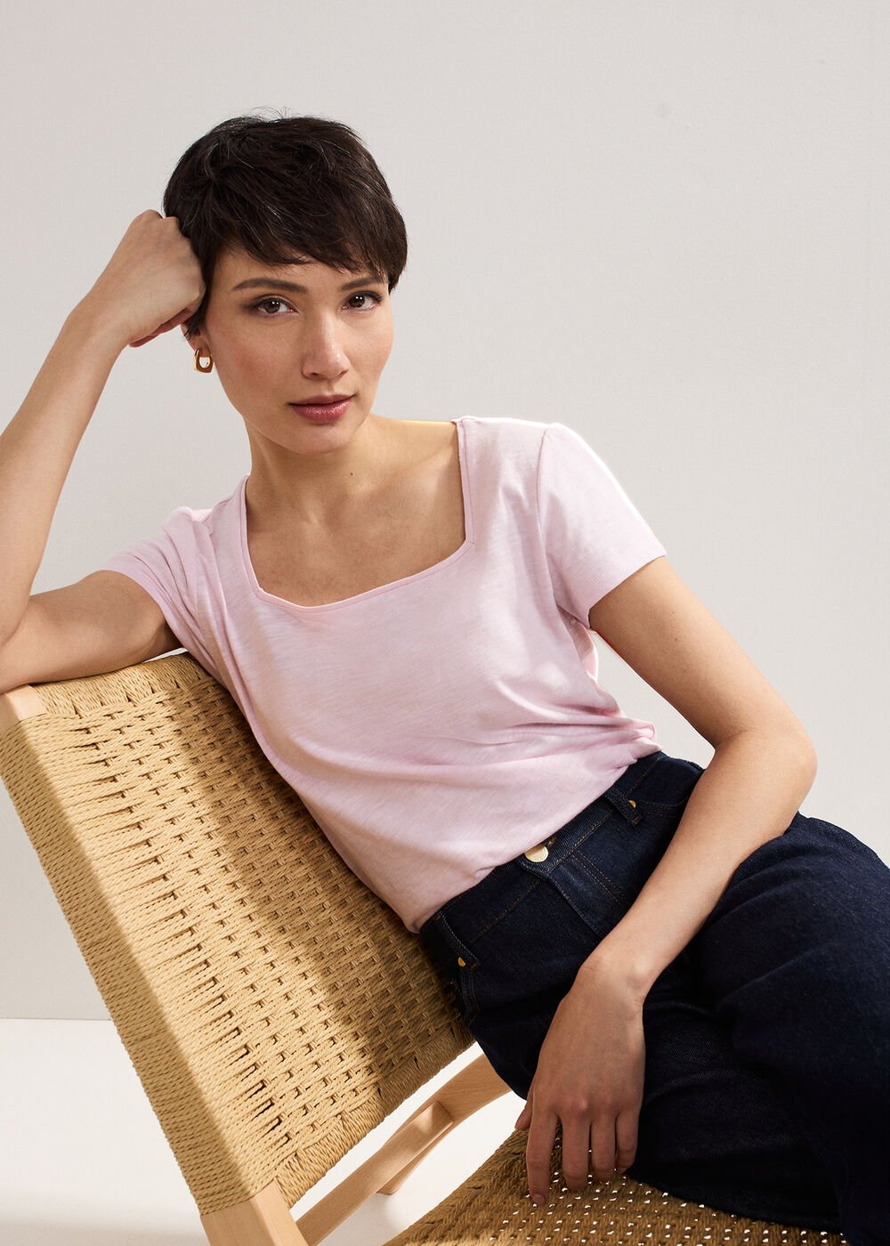 Bella Top - Pale Pink