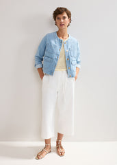 Arabel Linen Top - Yellow