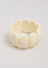 Oval Bracelet - Ivory