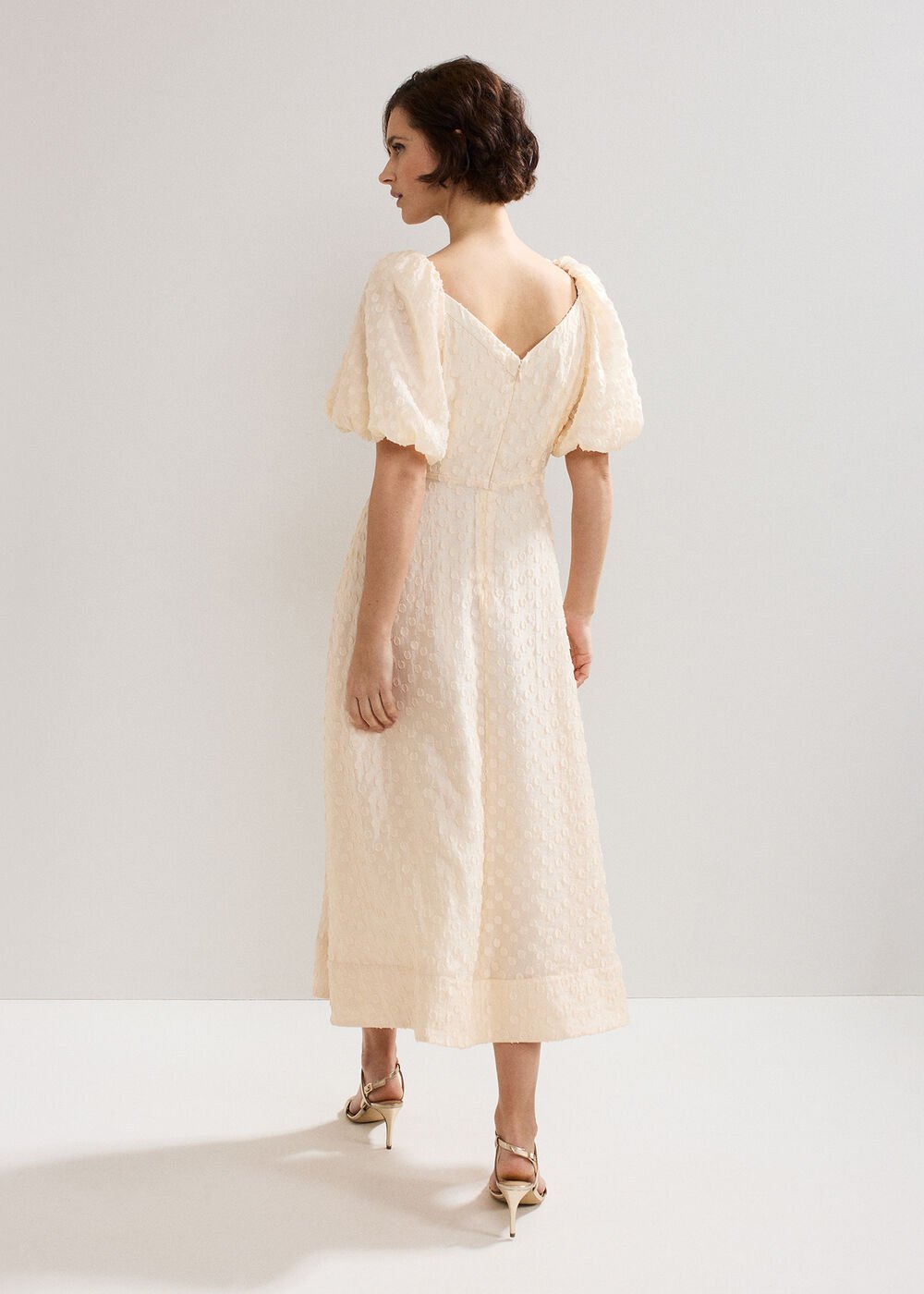 Bonnie Midi Dress - Cream