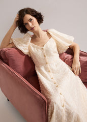 Bonnie Midi Dress - Cream