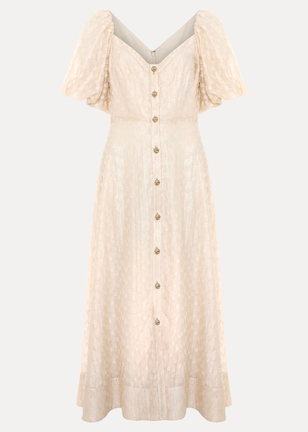 Bonnie Midi Dress - Cream