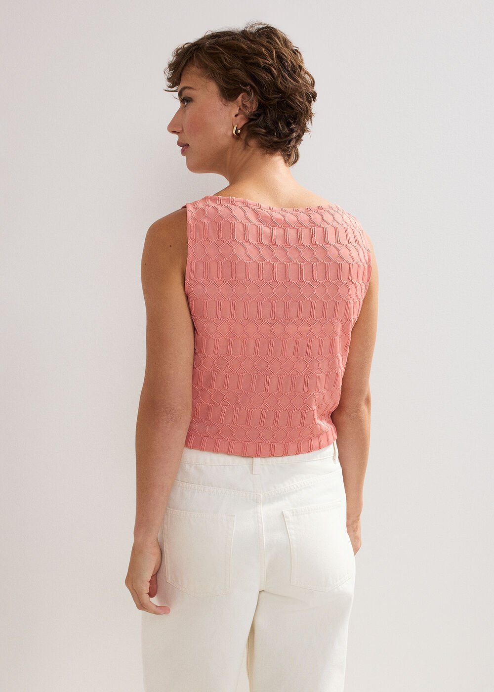 Clemmie Texture Top - Orange