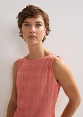 Clemmie Texture Top - Orange