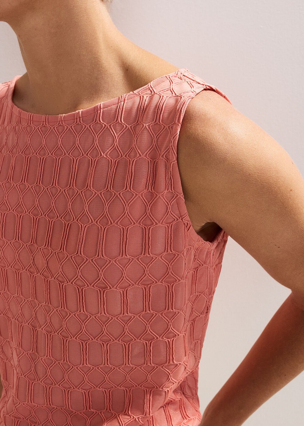 Clemmie Texture Top - Orange