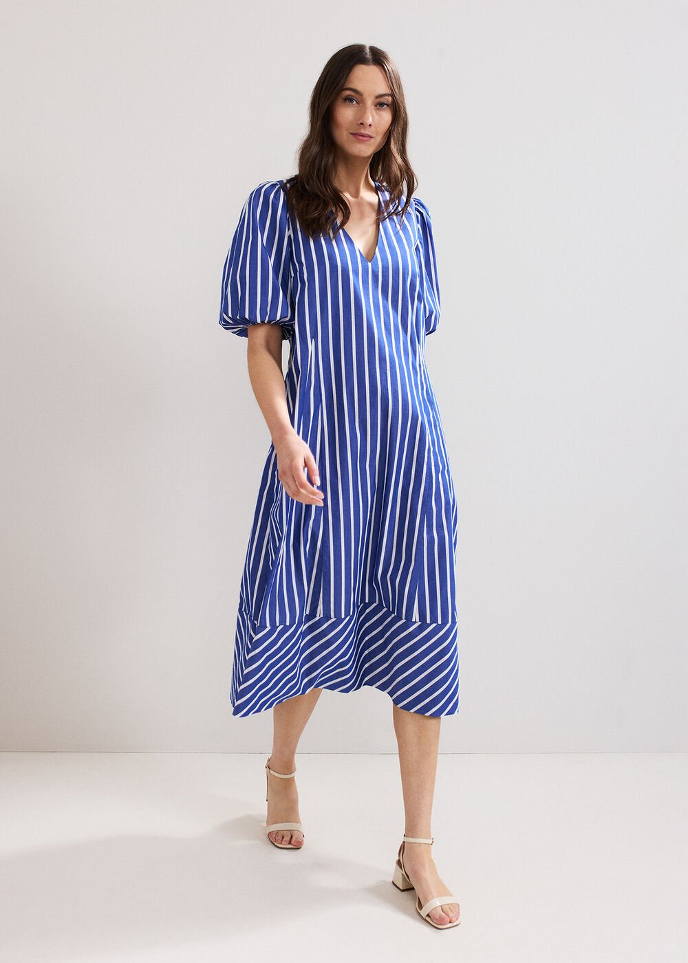 Lotty Midi Dress - Blue