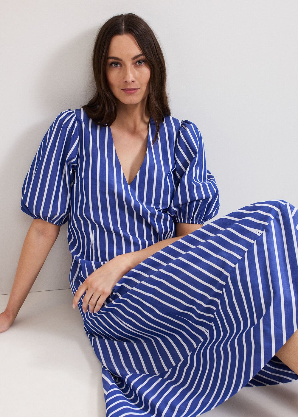 Lotty Midi Dress - Blue