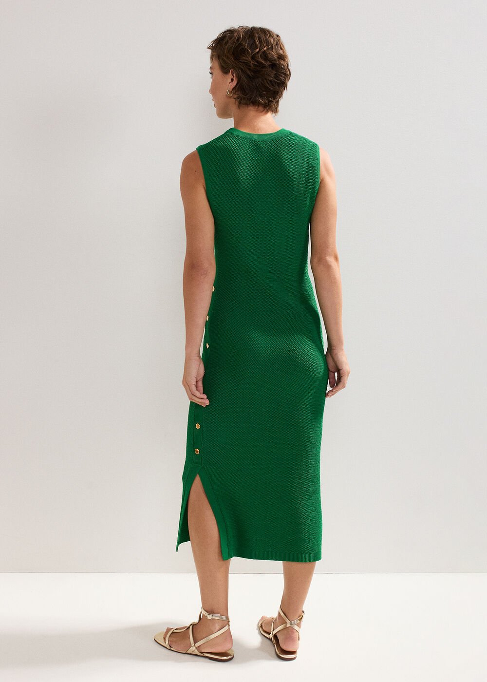 Kacie Crochet Dress - Green