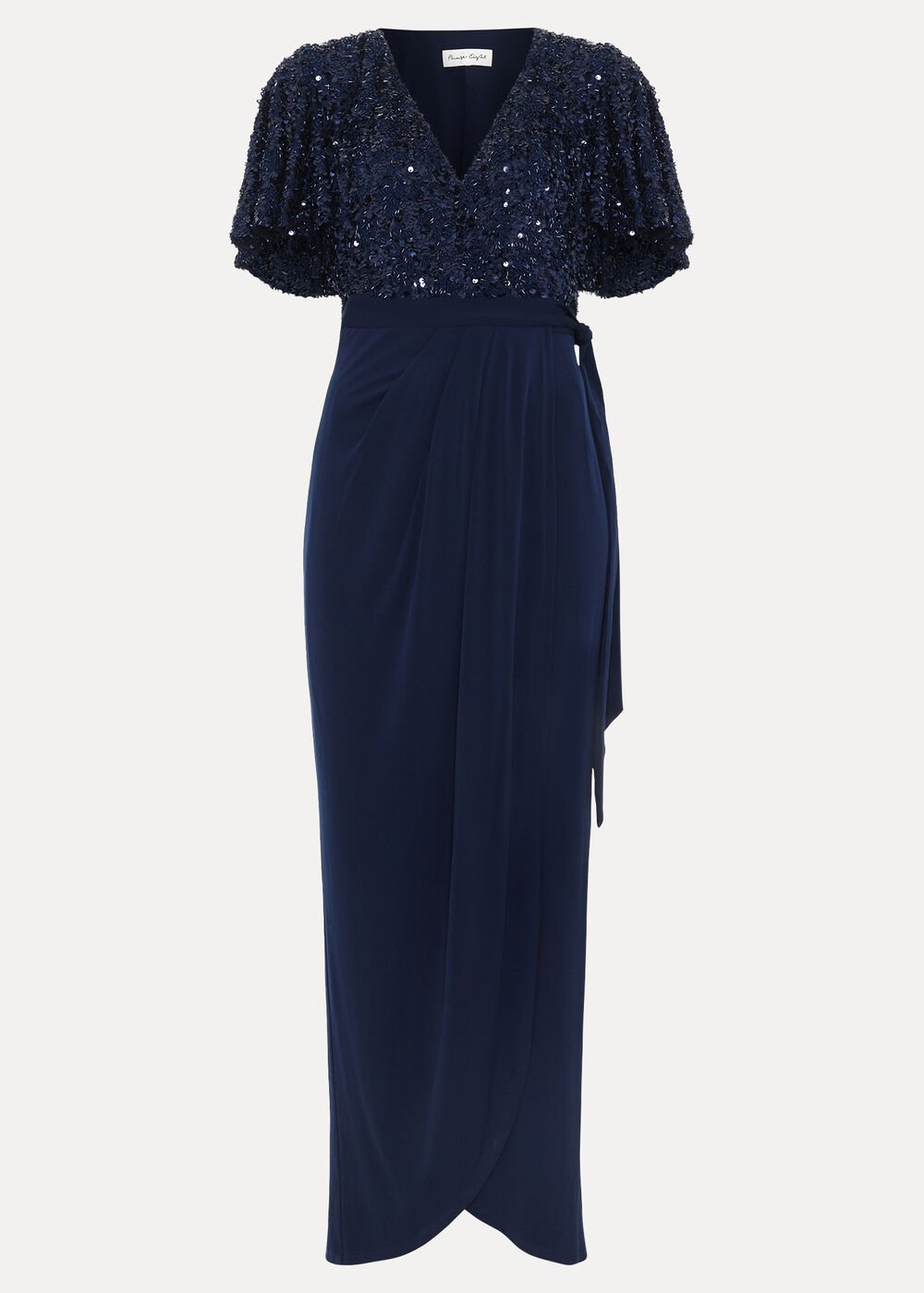 Petite Janessa Dress - Navy