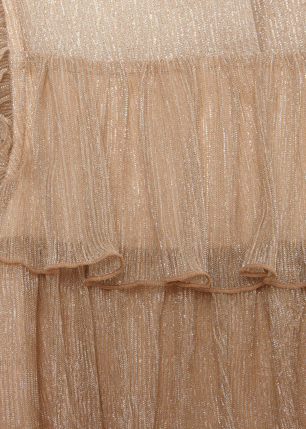 Destiny Plisse Dress - Gold