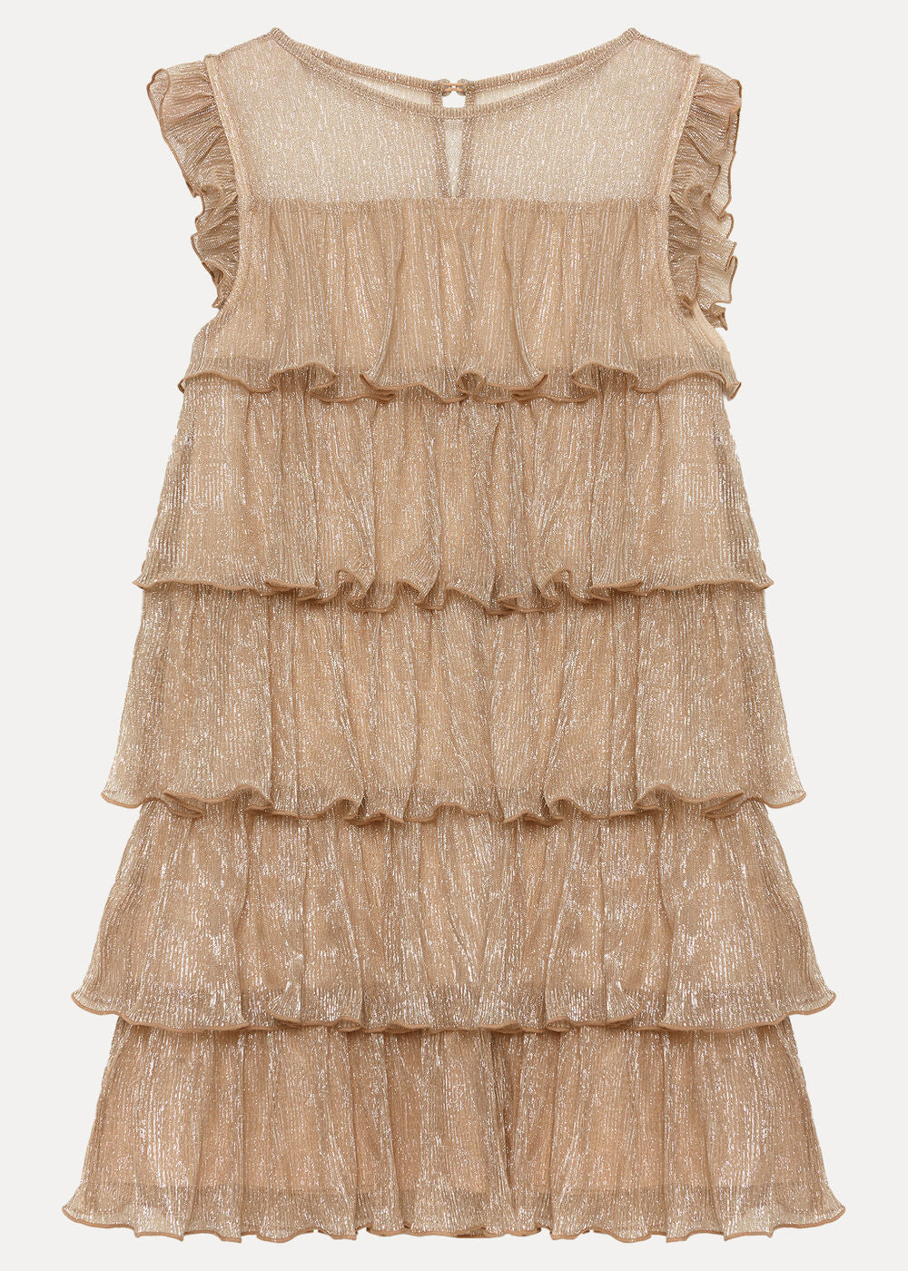 Destiny Plisse Dress - Gold