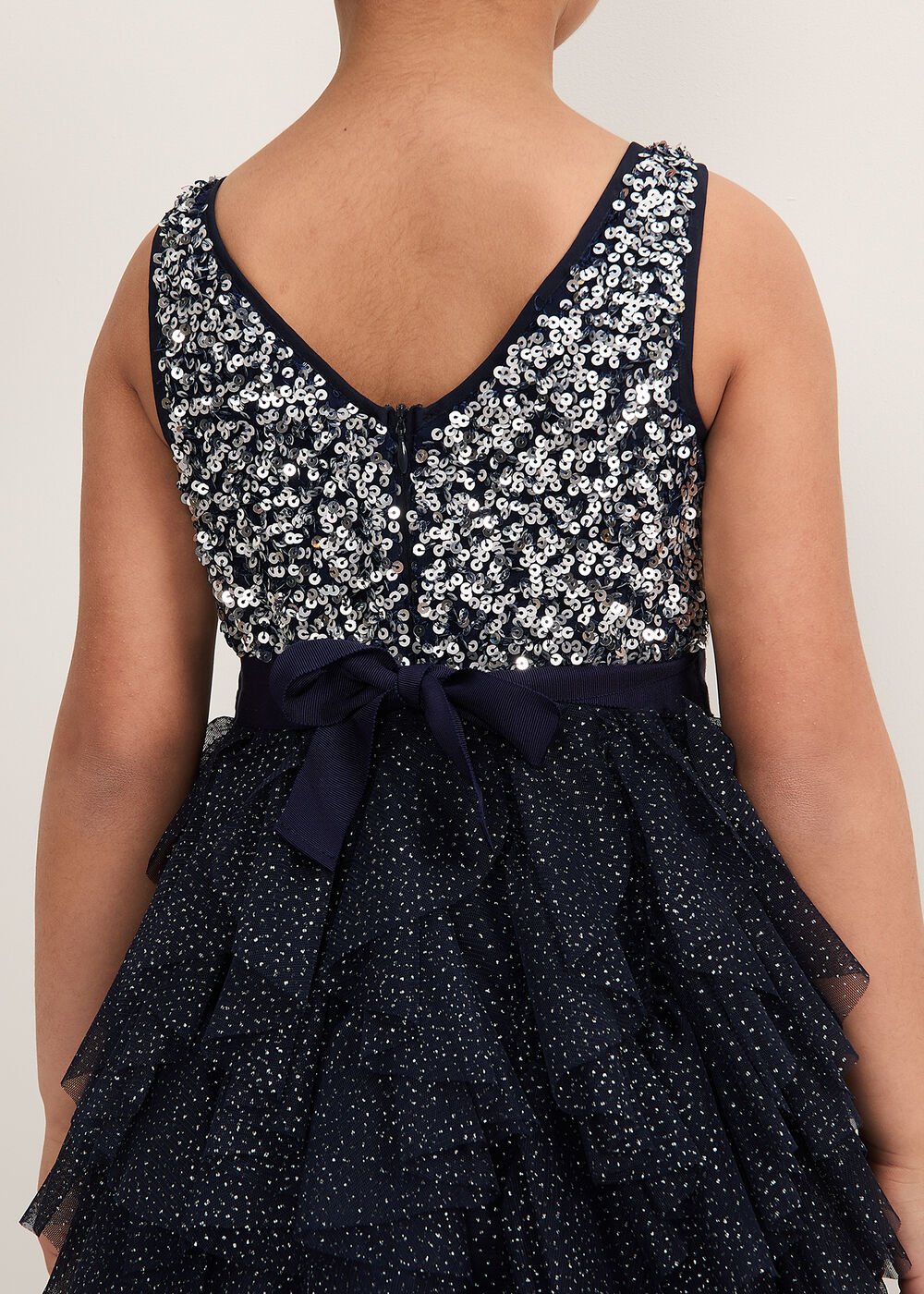 Andrina Sequin Dress - Navy