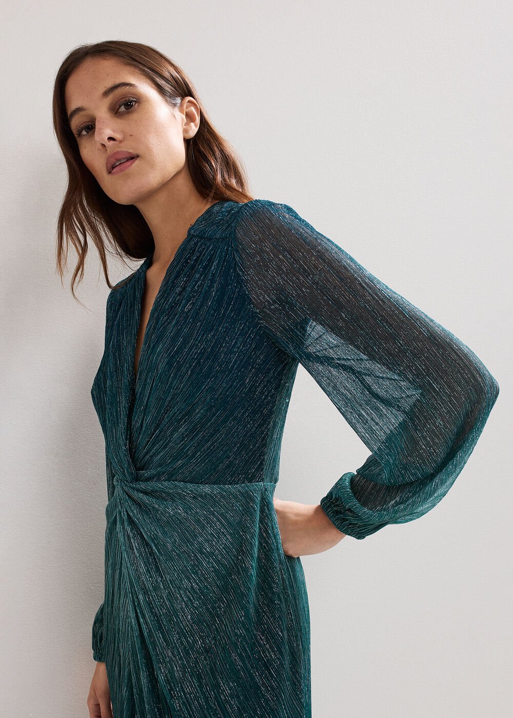 Petite Cherene Dress - Green