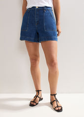 Sonnie Denim Short - Mid Wash