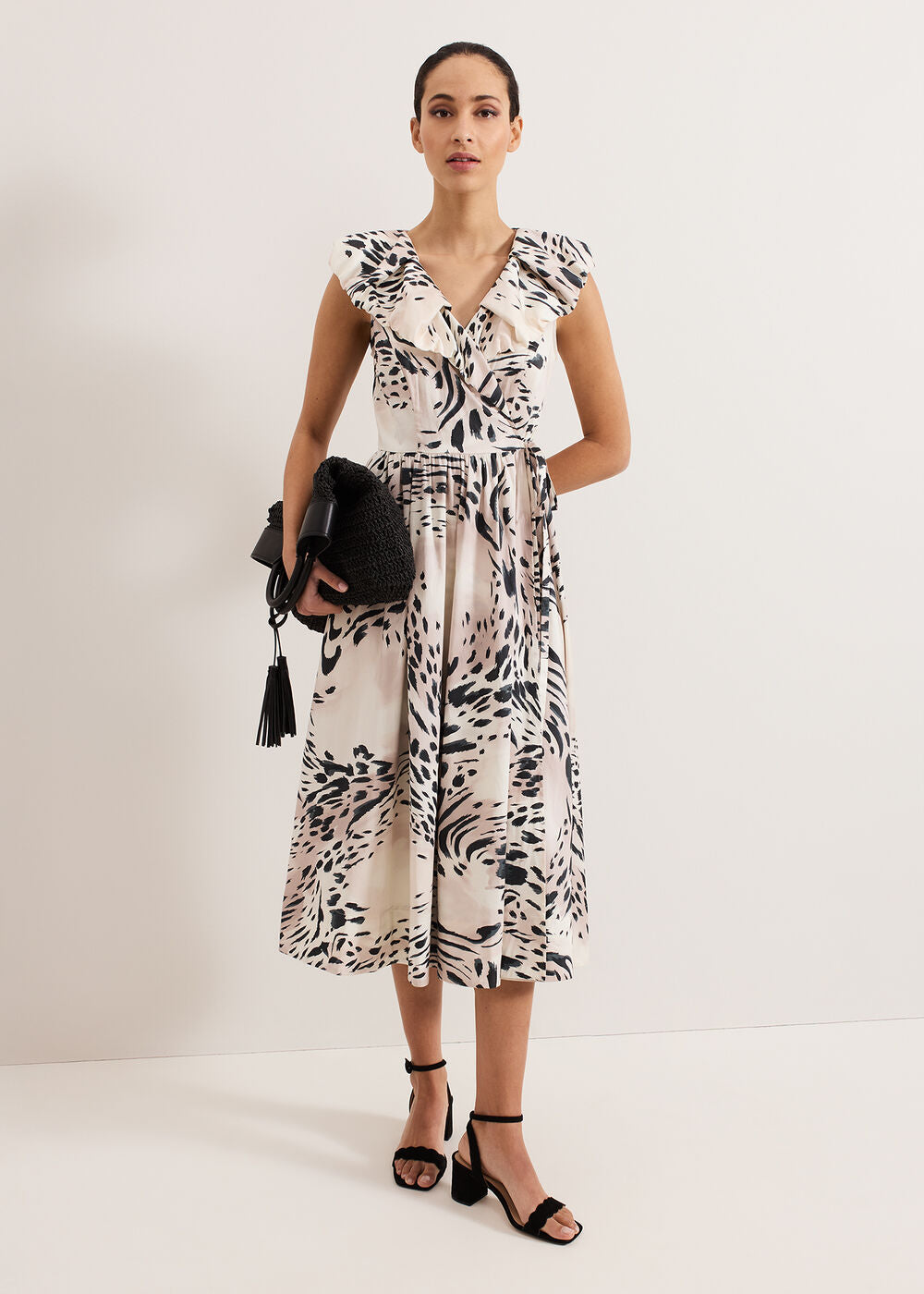 Trix Leopard Dress - Neutral
