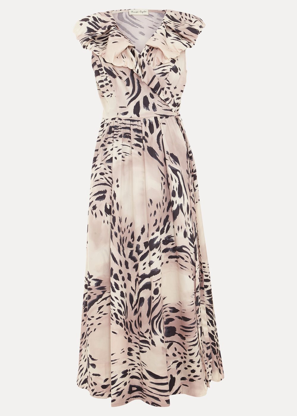 Trix Leopard Dress - Neutral
