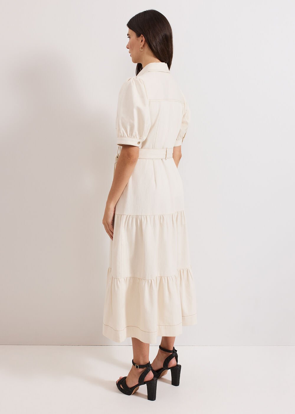 Danah Denim Dress - Neutral