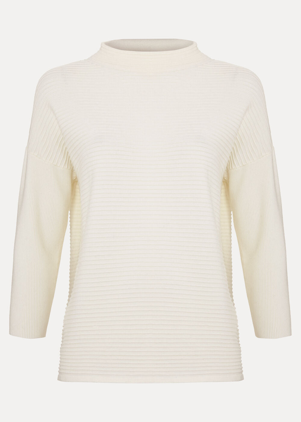Elise Ripple Jumper - Ivory