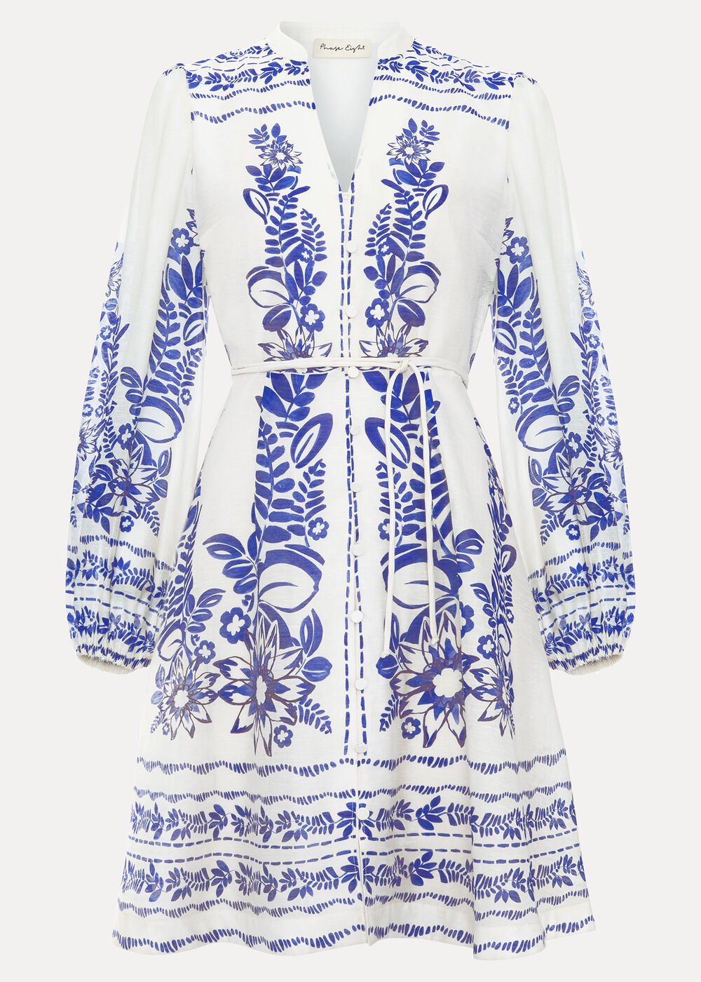 Pia Floral Dress - Ivory