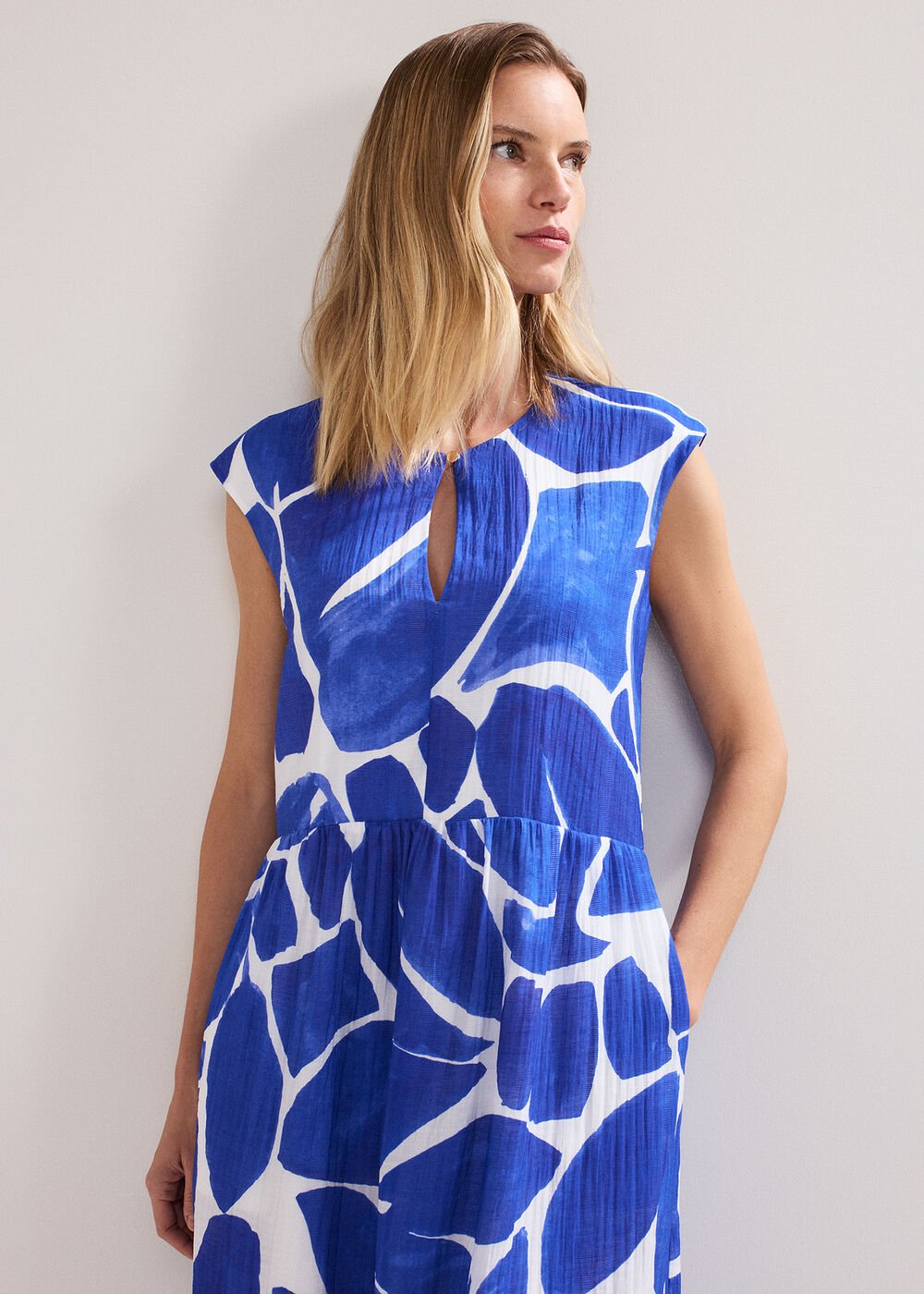 Talah Midaxi Dress - Blue