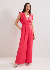 Ayla Ruffle Jumpsuit - Pink