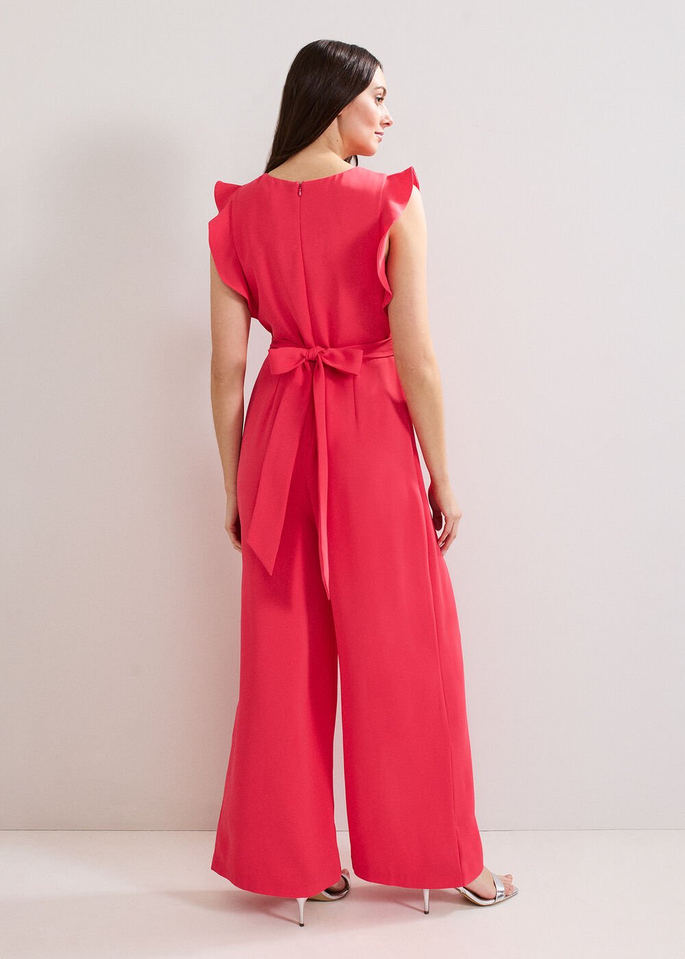 Ayla Ruffle Jumpsuit - Pink